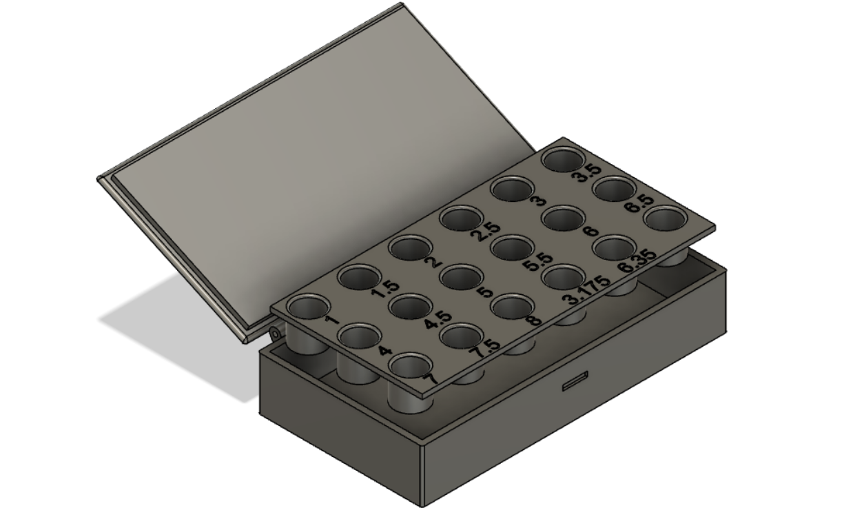 ER11 Collet Set Box   (mm)