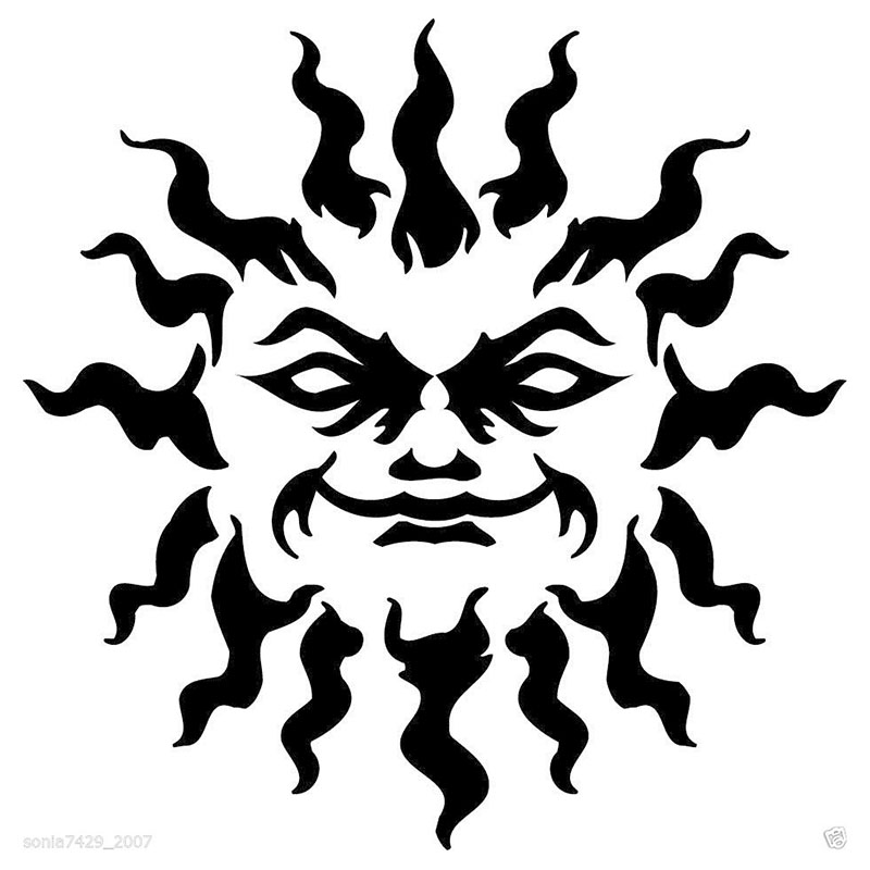 Sun wall art