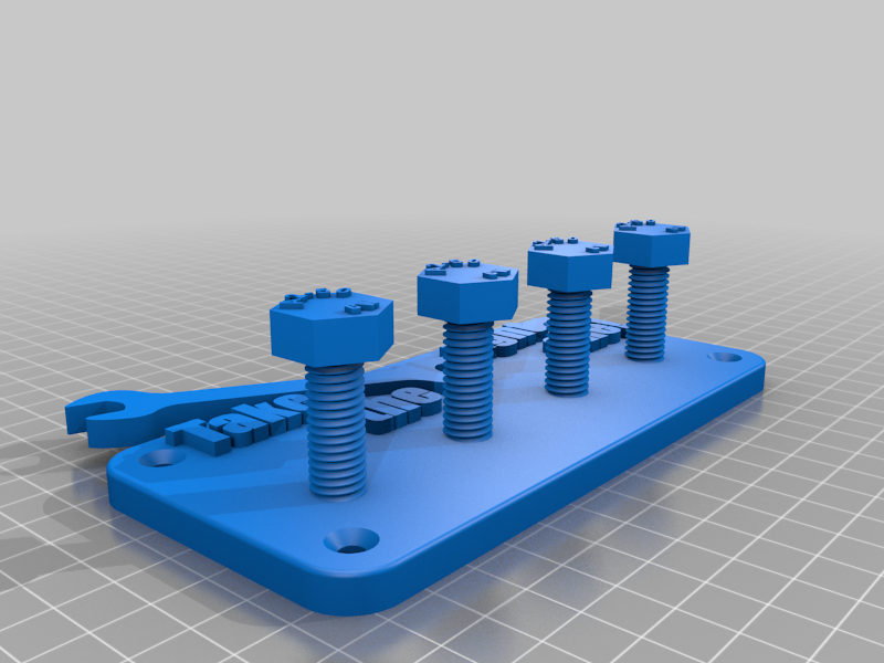 Key Holder/Board Screw Design