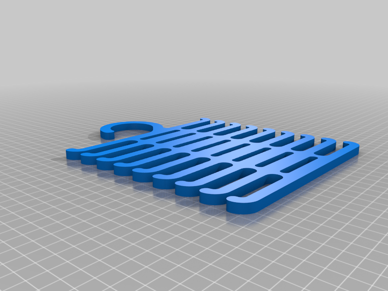 9 level Tie and belt rack