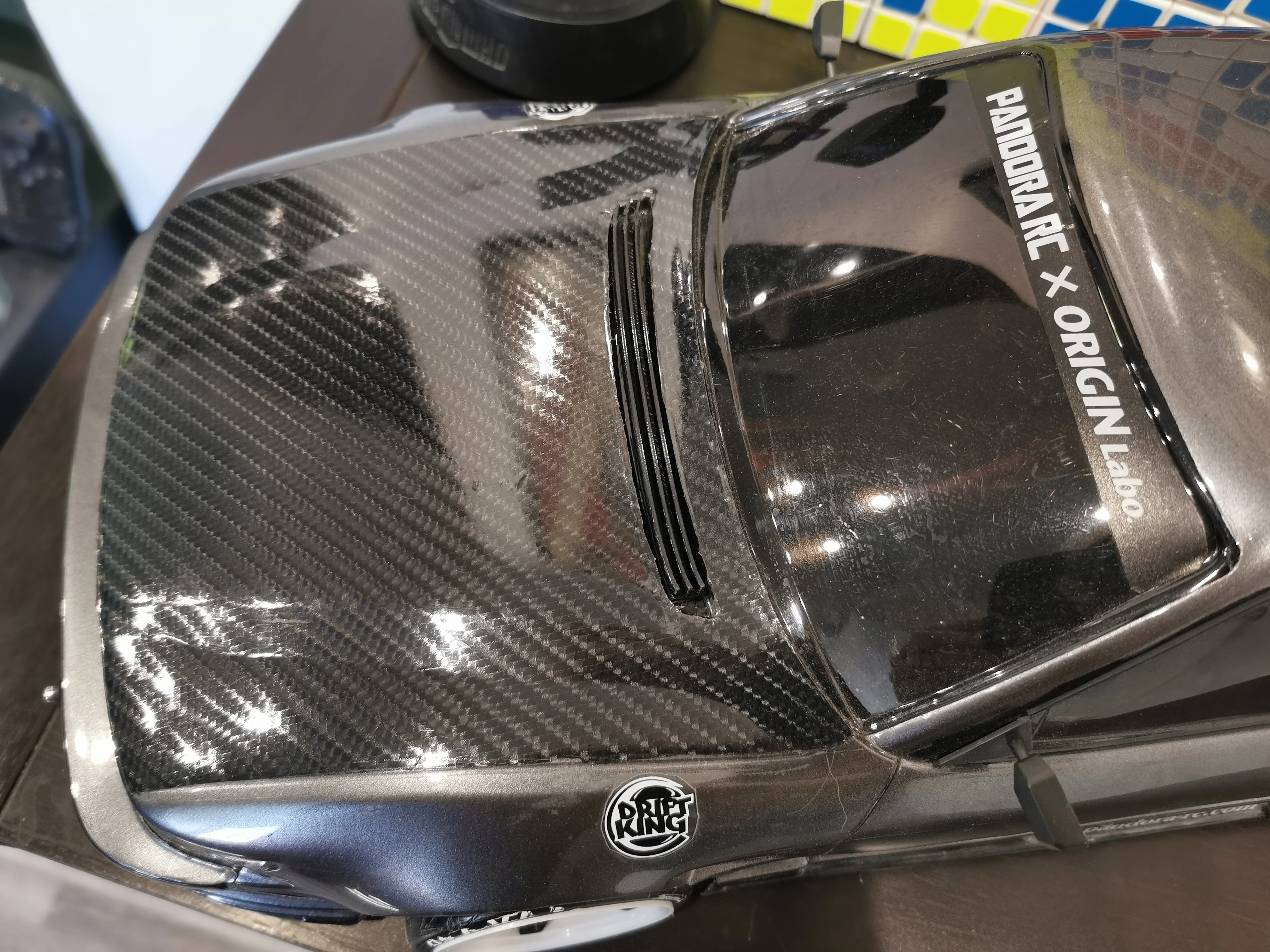 Hood air vent for rc drift car 1:10(Pandora)