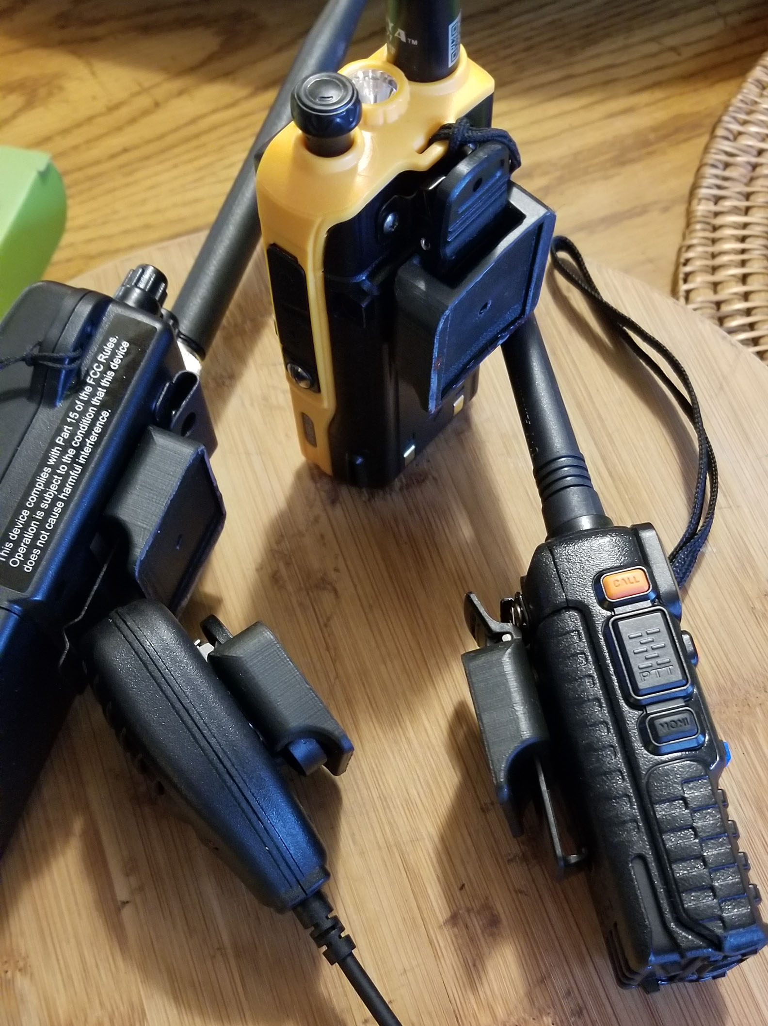 Universal Ham / CB handheld radio / mic mount