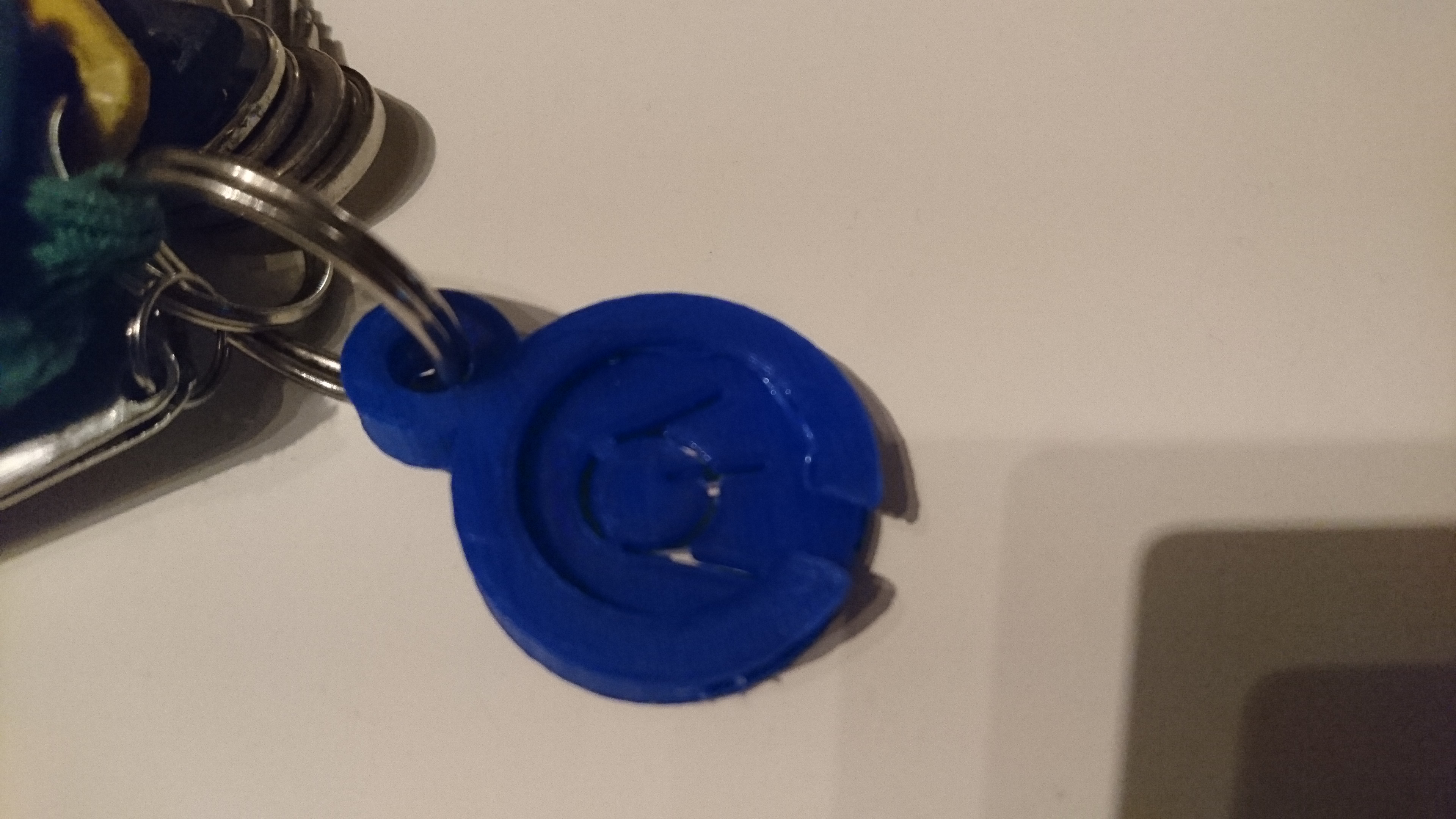 Shopping Cart Coin Keychain(Norwegian)
