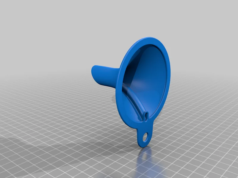 PET bottle funnel with air outlet