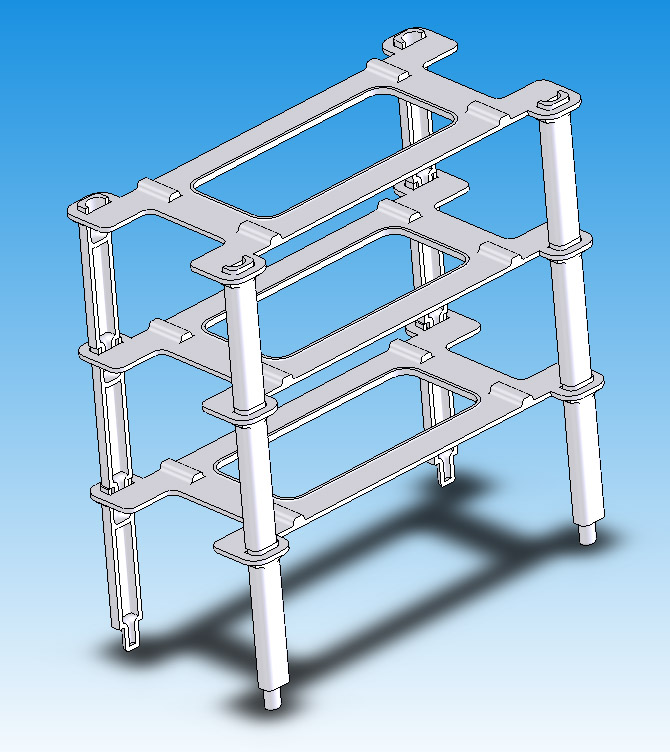 1:36 Diecast Car Model Stackable Rack
