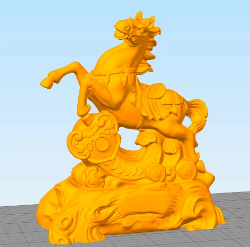 A Horse ornament bring wealth and fortune