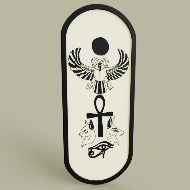 Bastet Anubis HorusEye Scarab Sun LifeCross