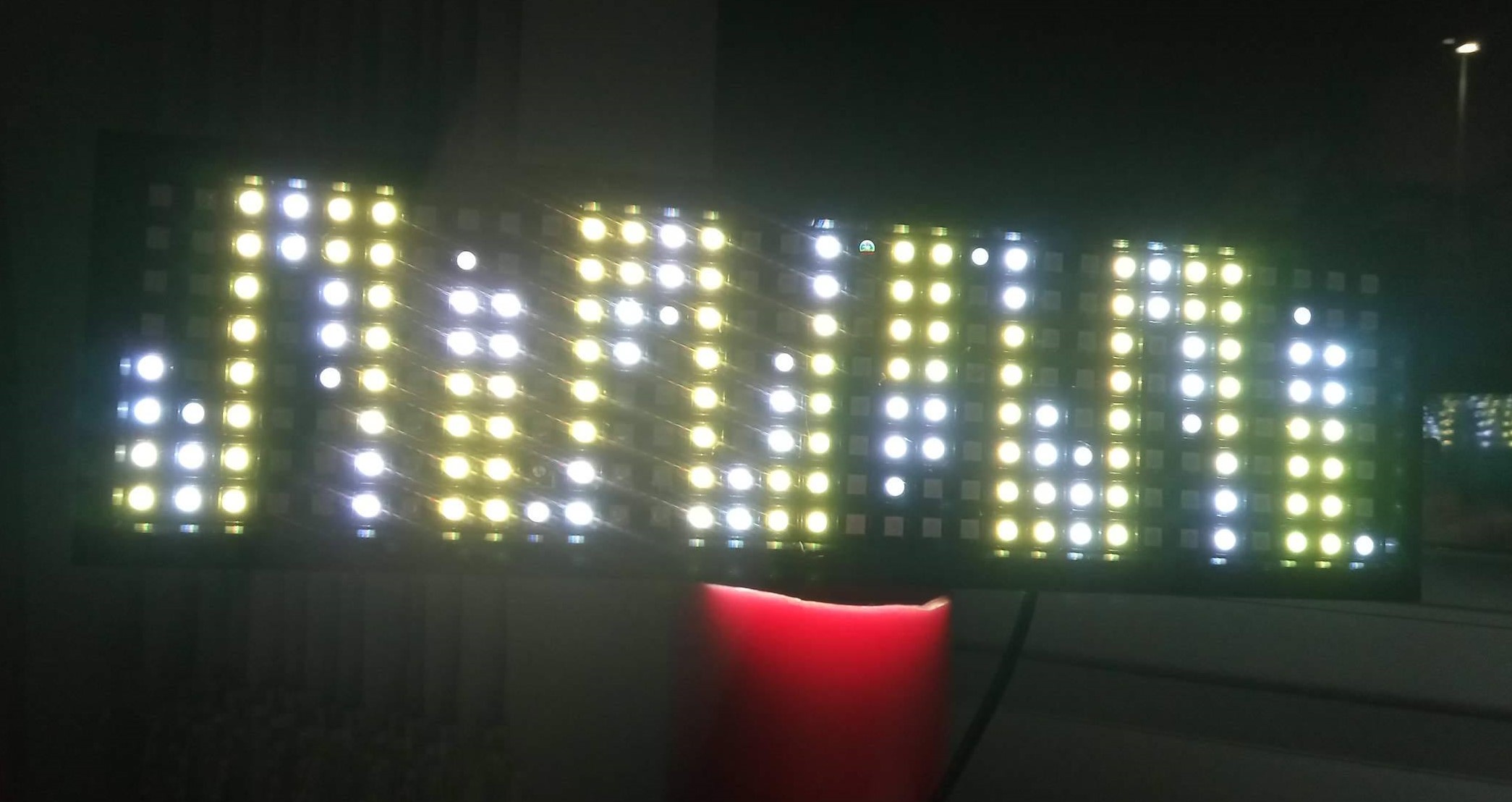 WS2812b 8x32 led matrix FRAME