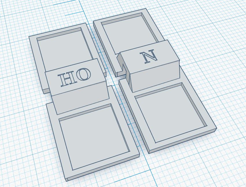 Walthers Roundhouse LED mount (N scale & HO Scale)