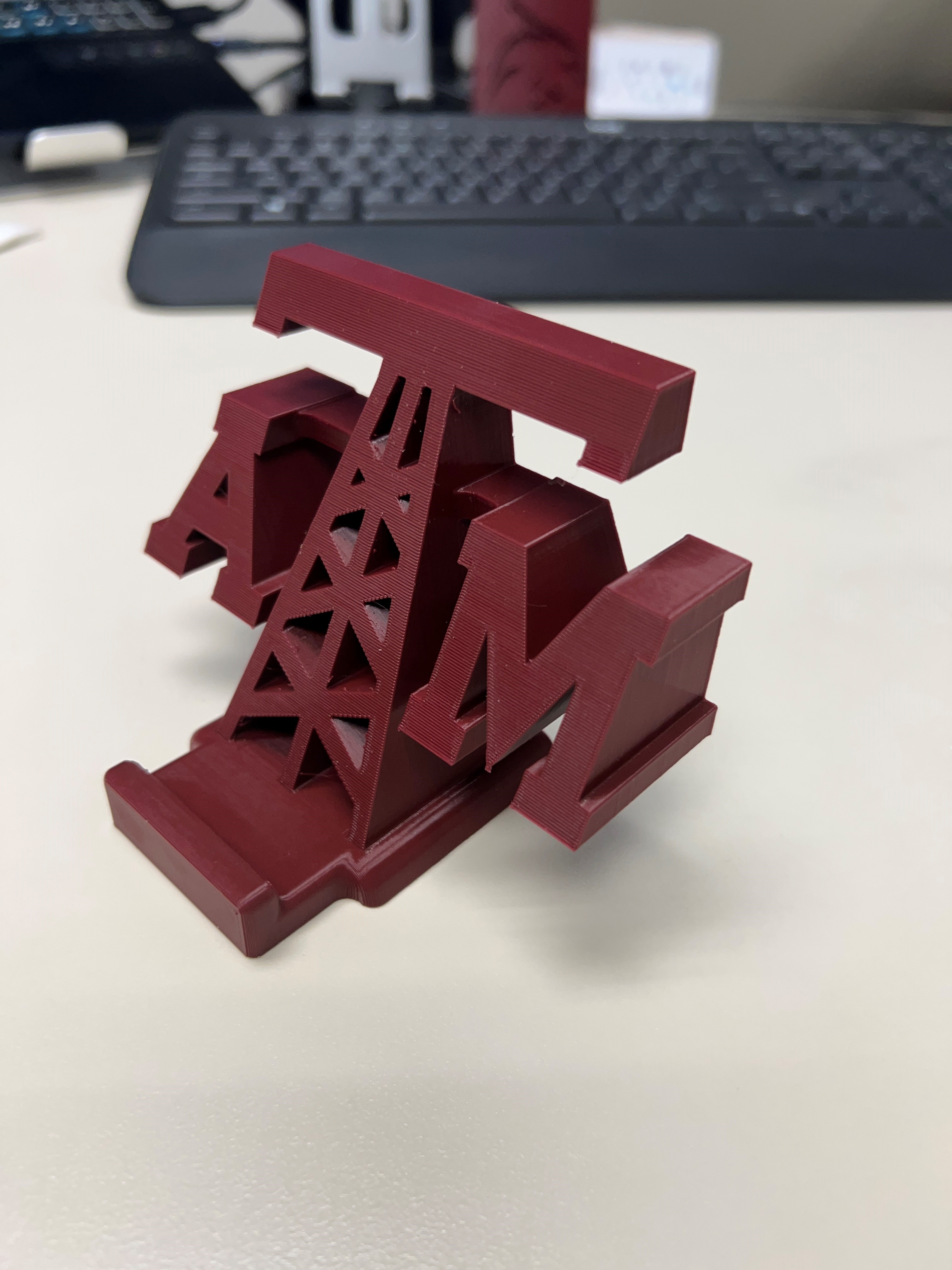 Texas A And M Petroleum Phone Stand