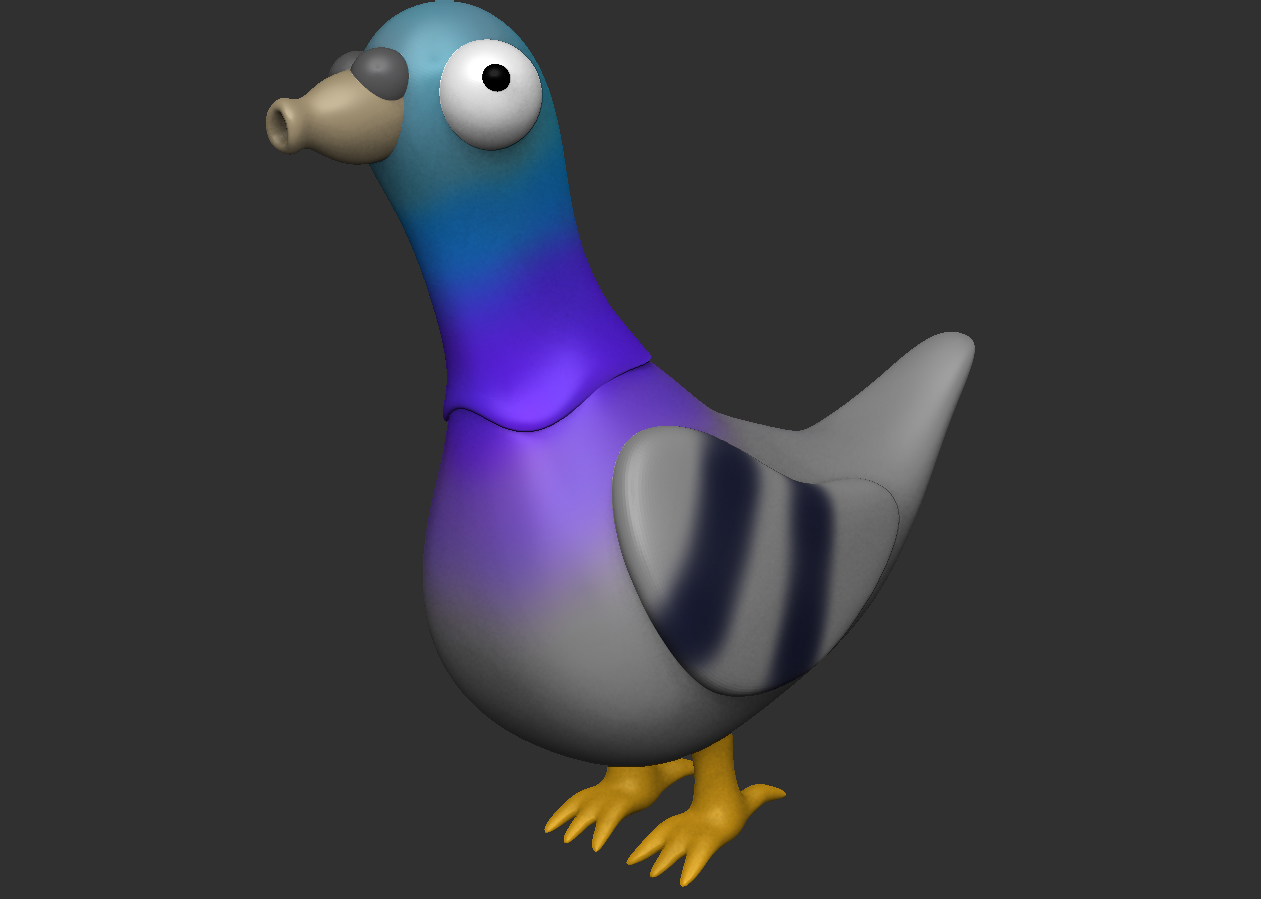 Kruuu!! - Dumb Pigeon Concept