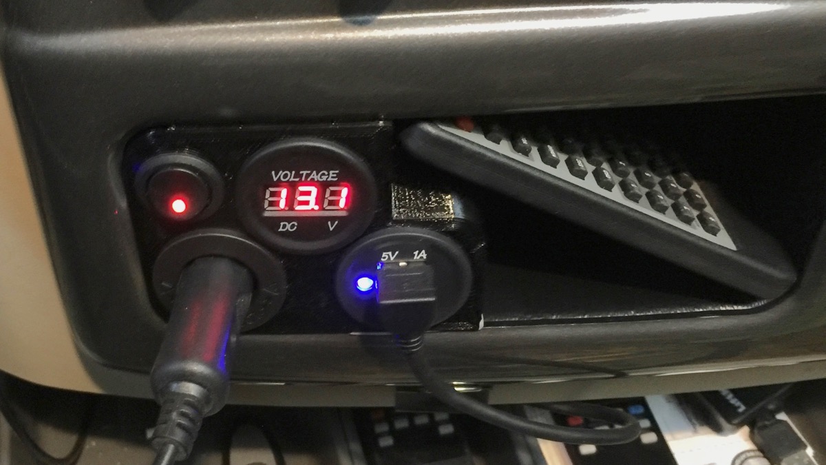 Power Pod Insert for RV dash cubby