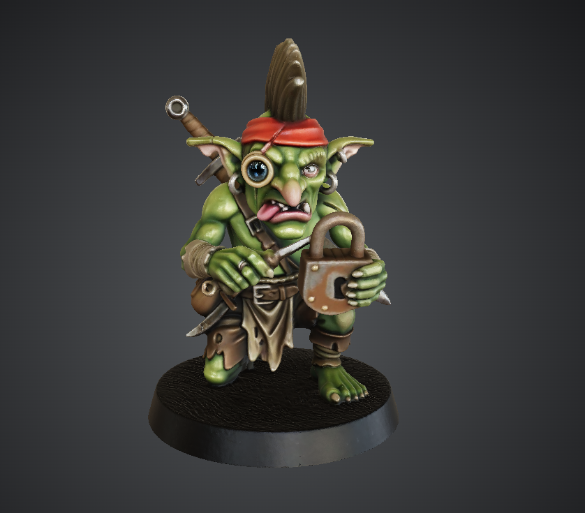 DND Goblin Rouge miniature