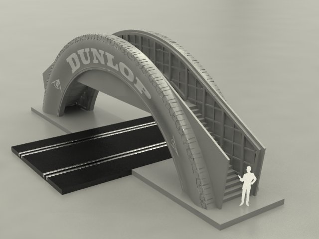 Dunlop Brücke für die Carrera 132