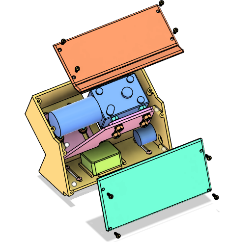 Smart Crank Window Opener Housing for Zooz ZEN52 DC Motor Controller (Home Assistant Project)