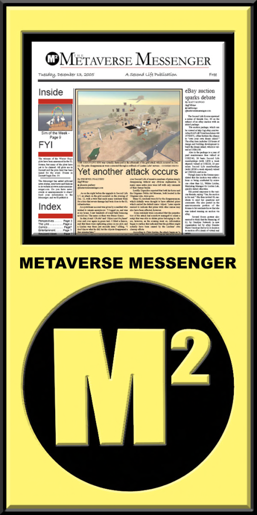Fictional Newspaper vendor