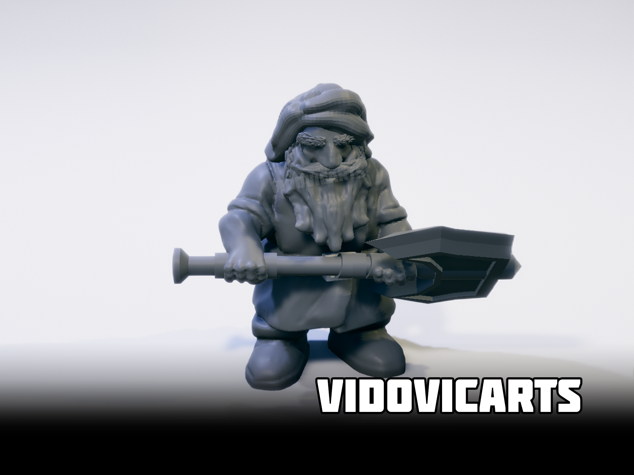 Dwarf With Two Handed Axe