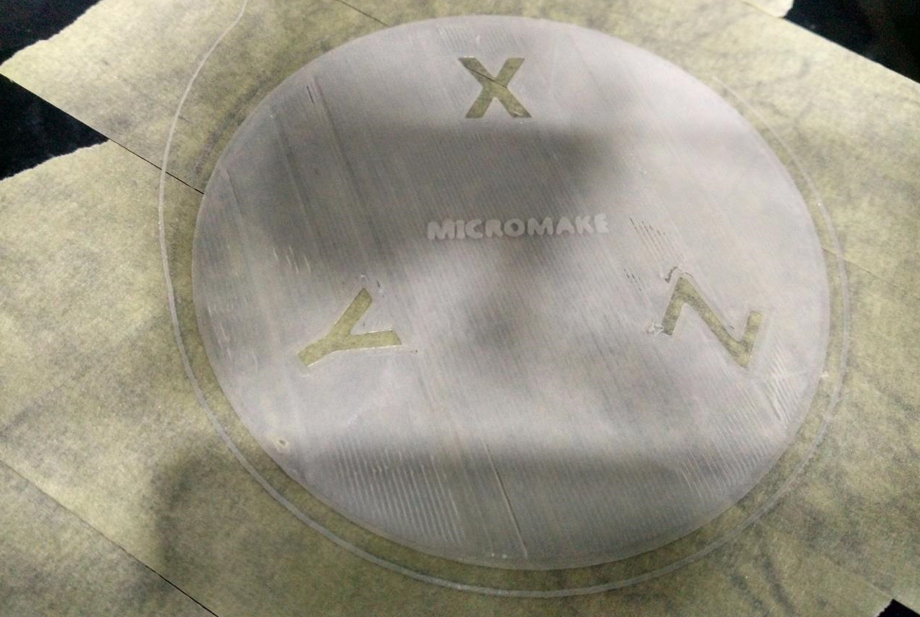 Micromake Leveling test