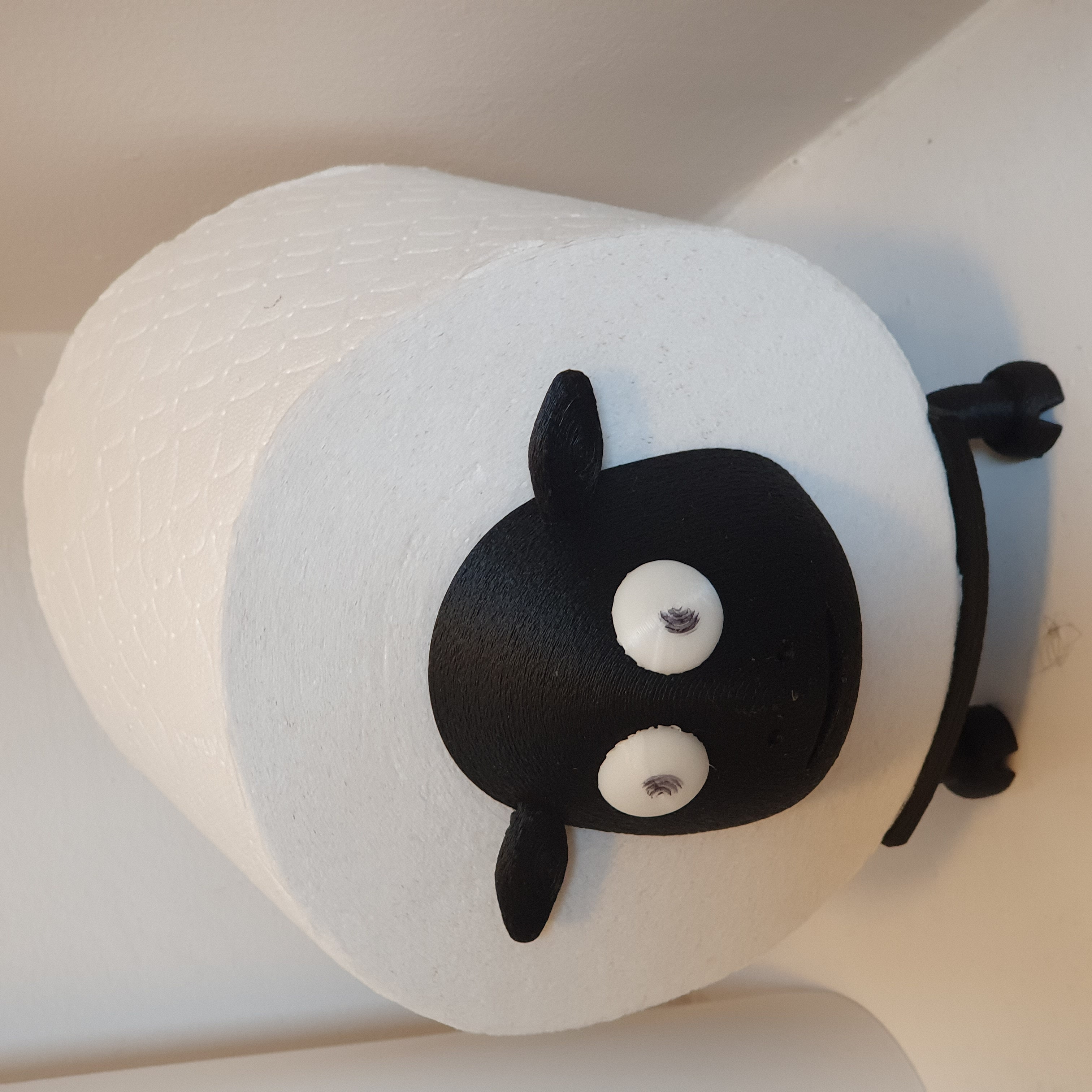 Spare toilet roll holder