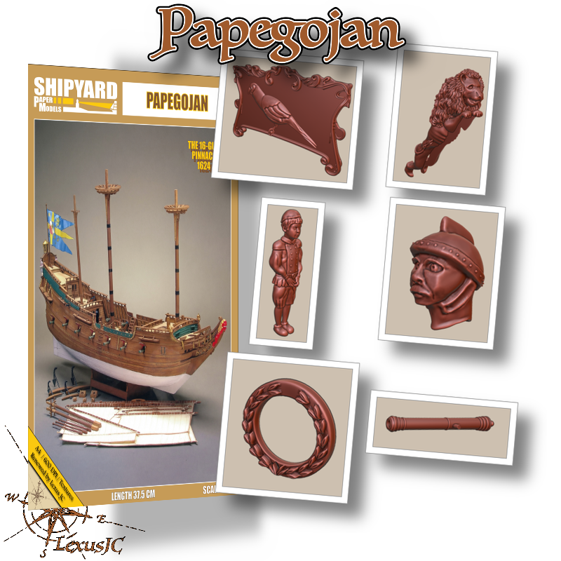 Papegojan Ship Elements (model-shipyard.com)