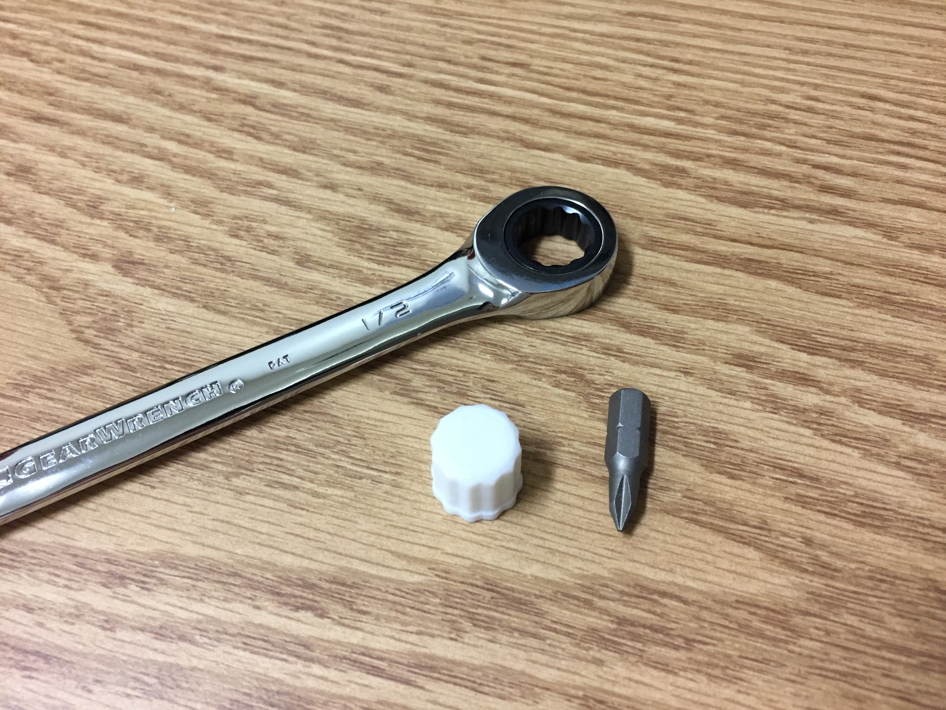 1/4" drive bit thumb wheel