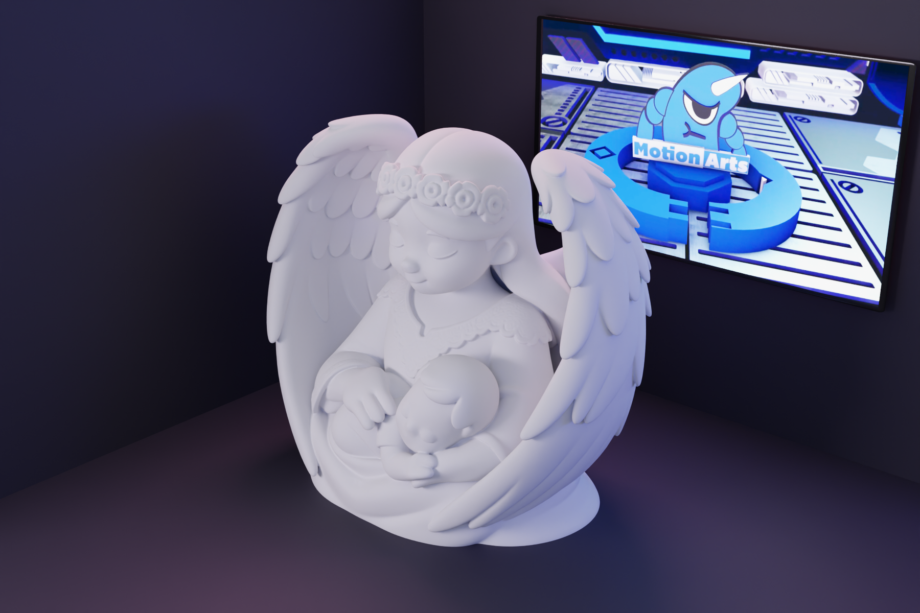 Anjo da Guarda Cartoon