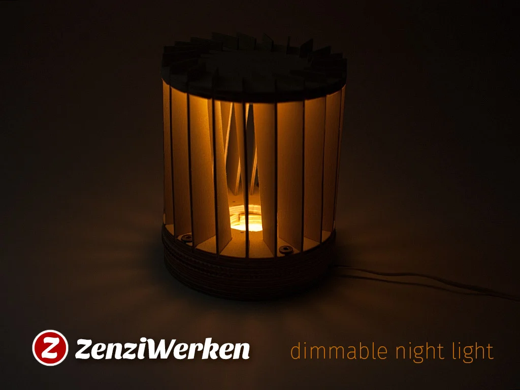 Dimmable Night Light cnc/laser