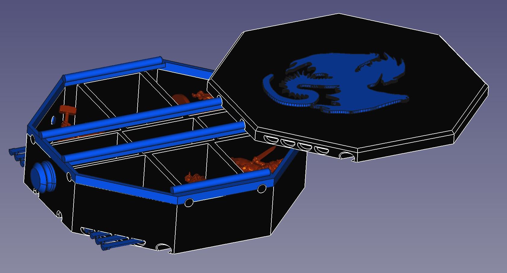 Genious DiceBox-System - FigureBig-Box for Genious Dice- or Counter-TopBox