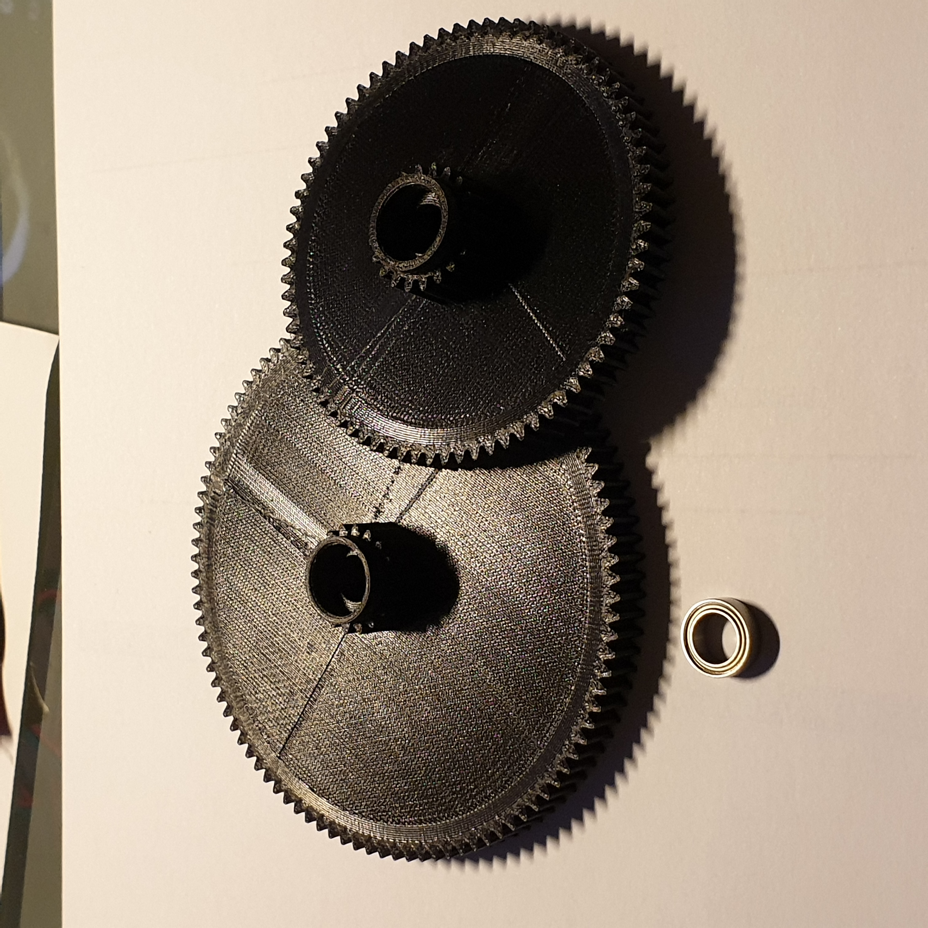 Hobbymat MD65 / Proxxon SD300 gears for automatic feed
