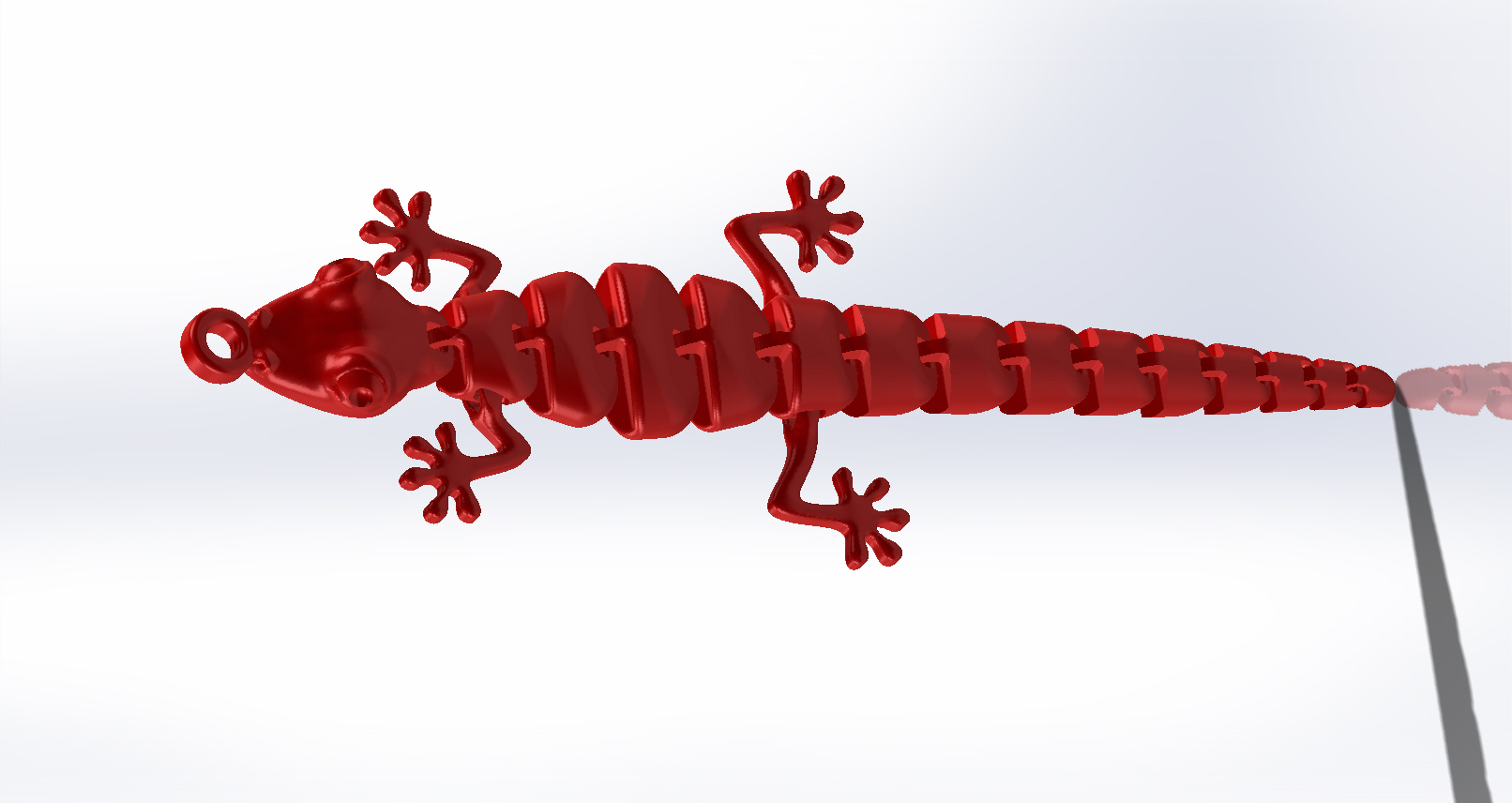 Lizard Keychain V2