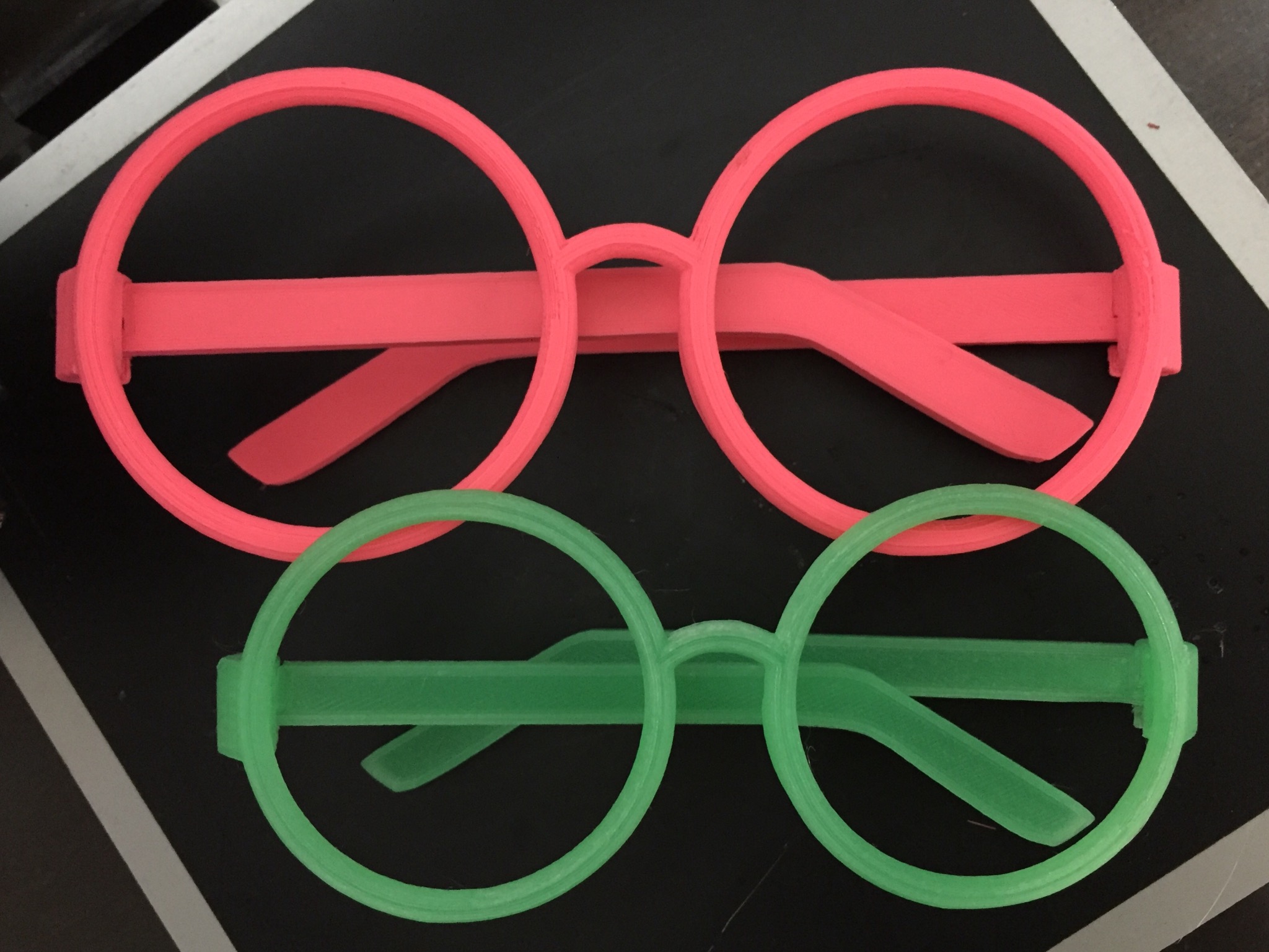 Foldable Big Glasses and Inside Out Sadness's Glasses