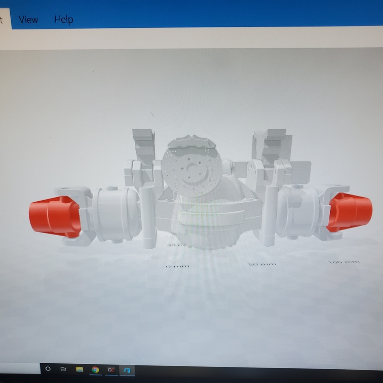 RC Monster Truck Rockwell Axle