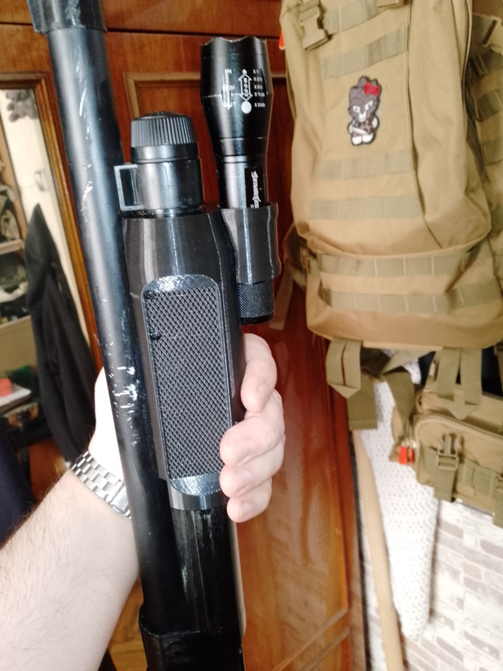 cyma shotgun flashlight foregrip