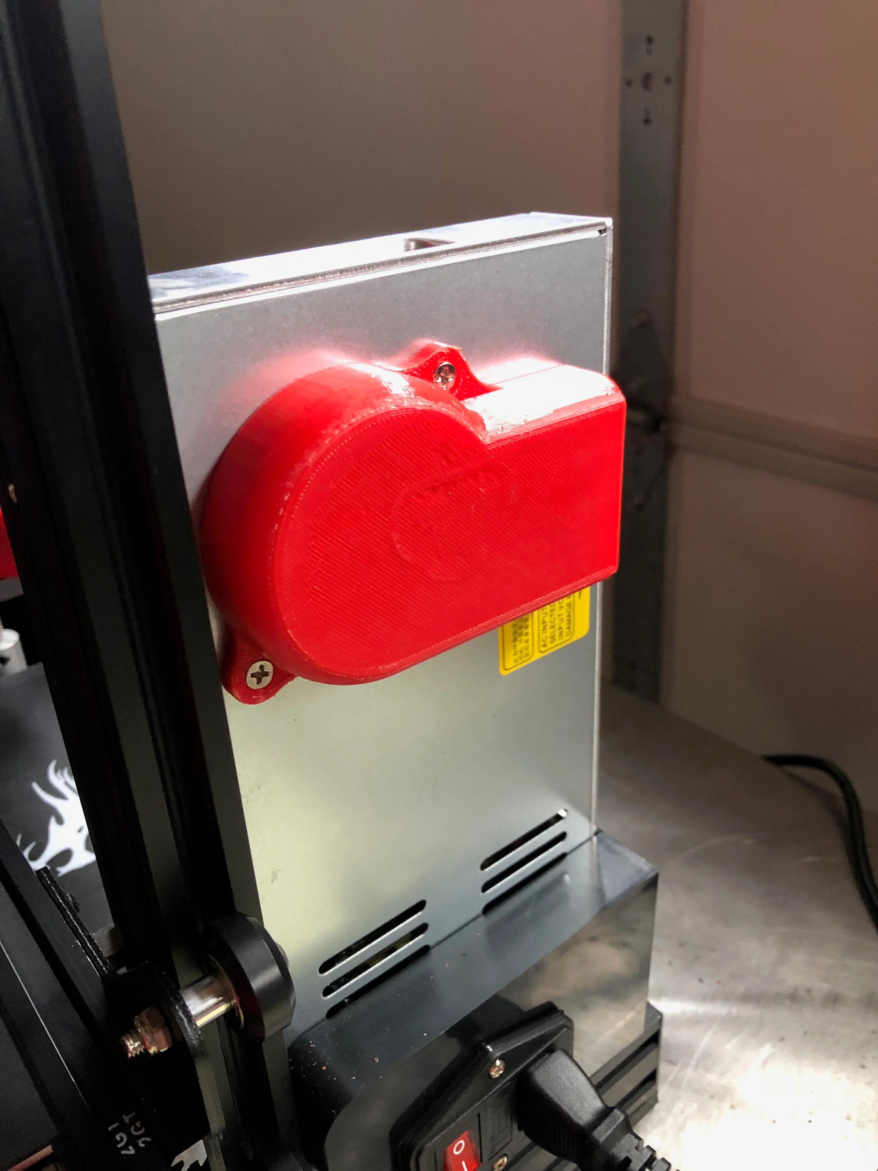 Ender 3 Pro Power Supply Meanwell Baffler