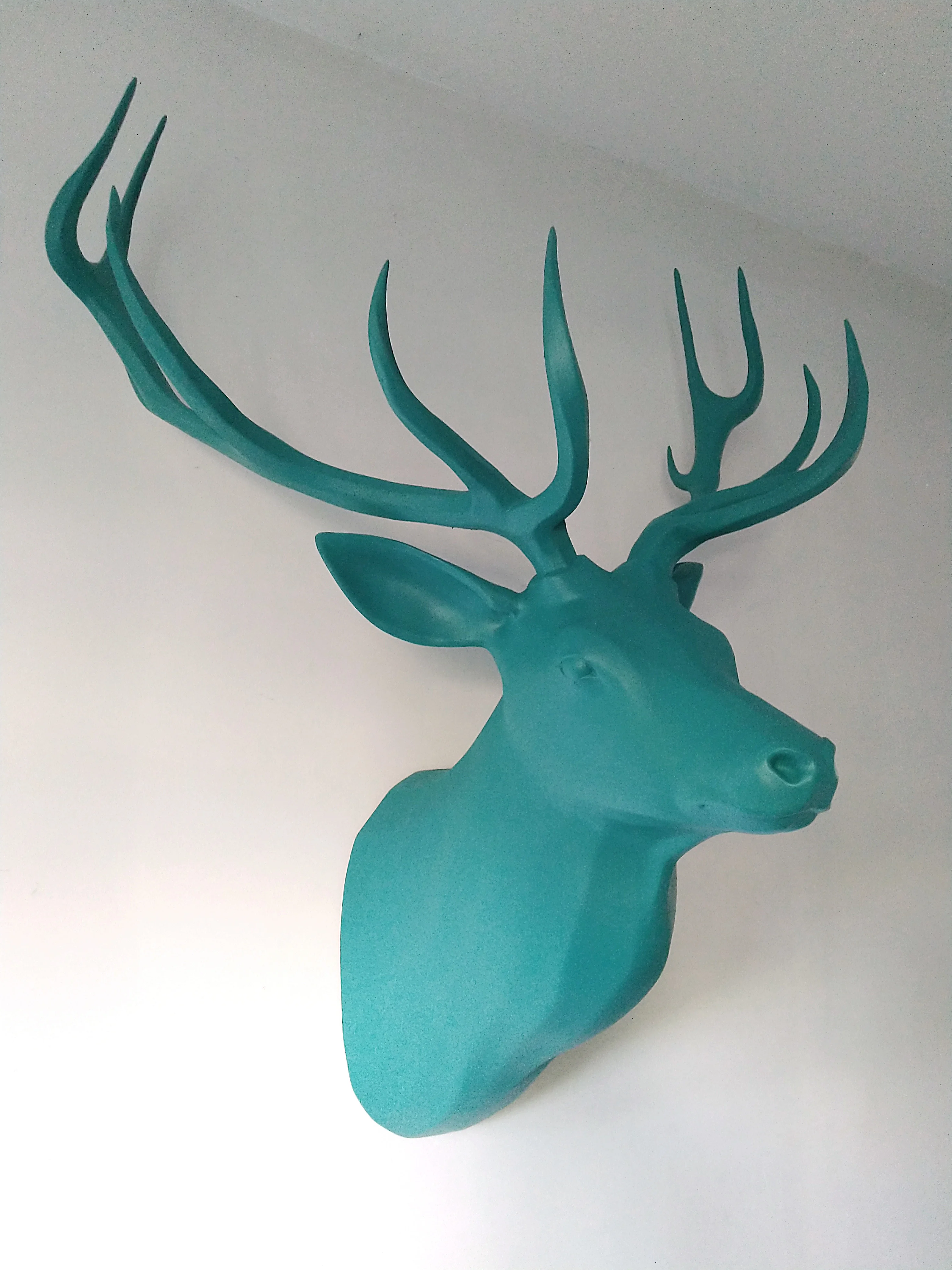 Deer head sculpture