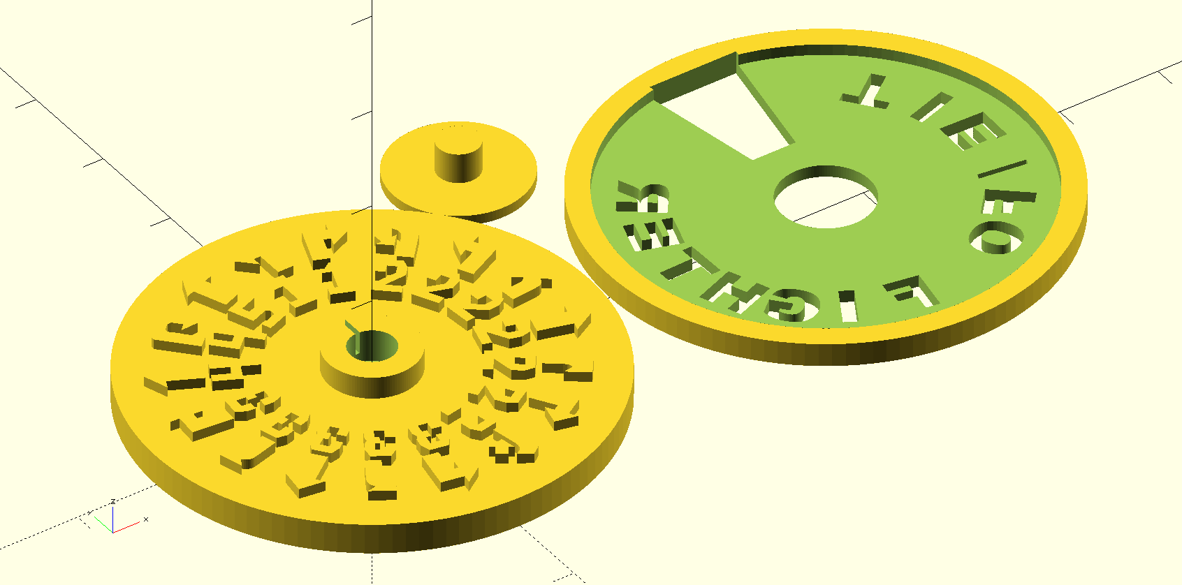 Customizable Maneuver Dial for X-Wing V2.2