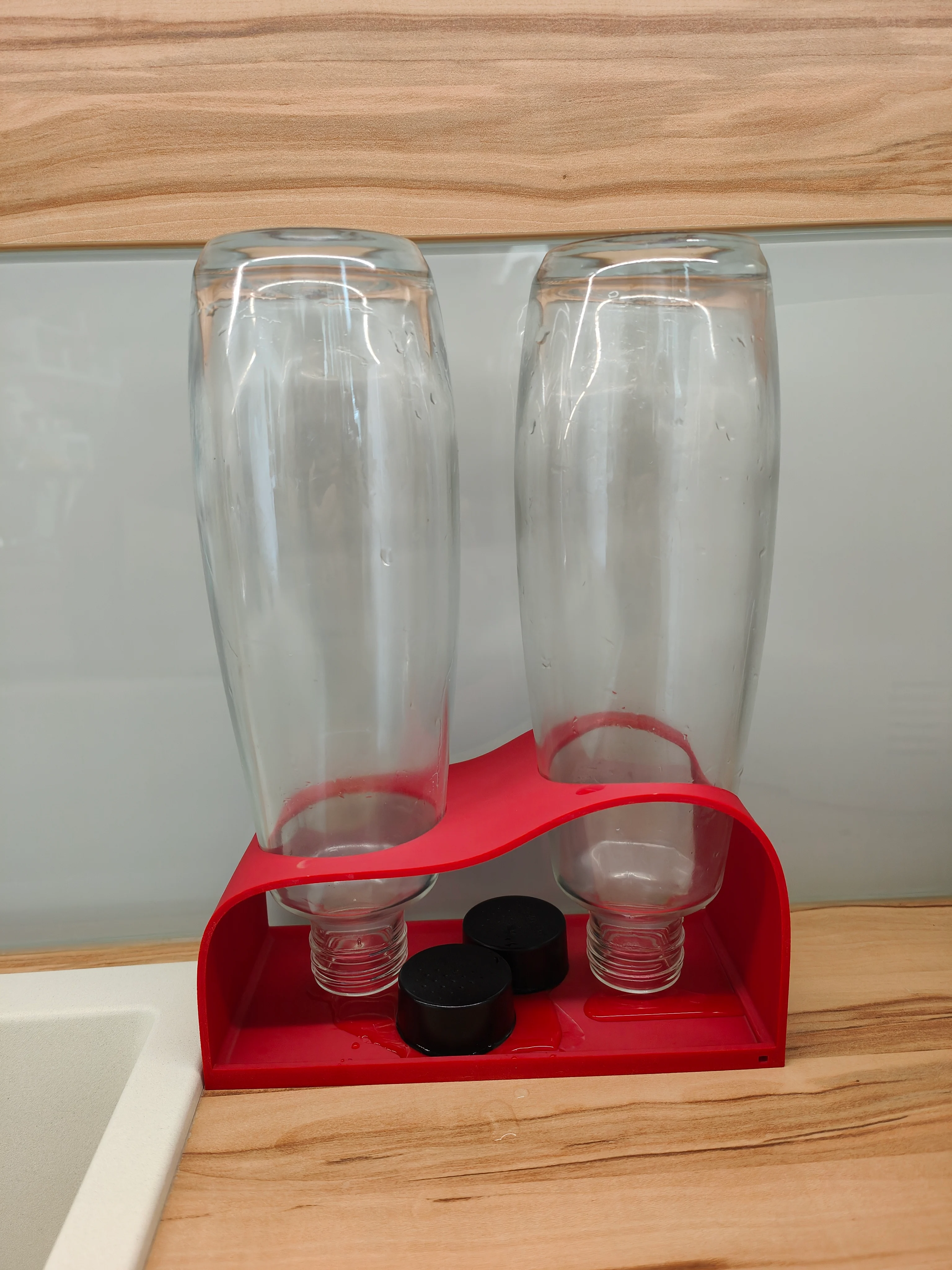 Soda Stream bottle stand / Holder for 1L glass bottle