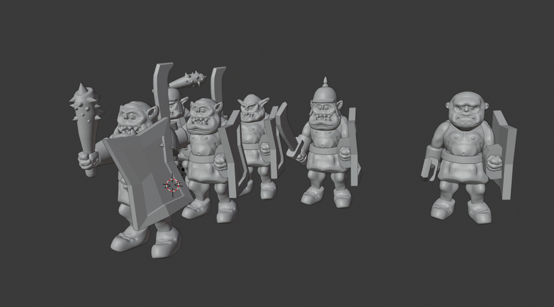 Orks - Medieval Warband 01 - oldhammer style