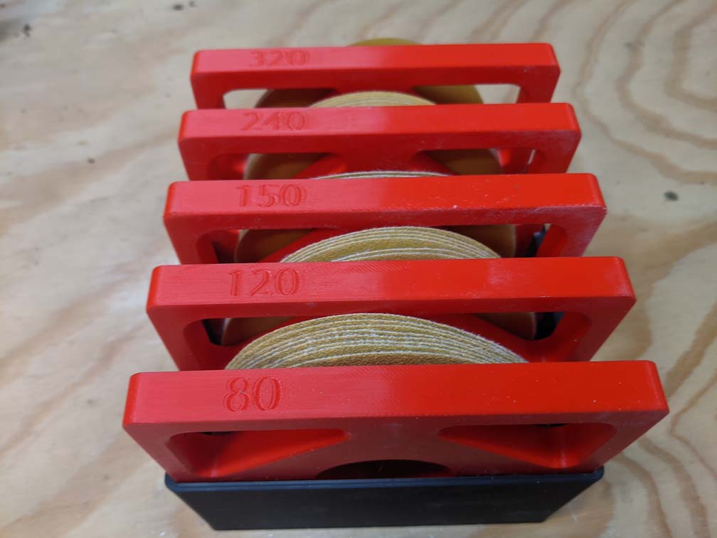 Sanding Disc Organizers 5" 8-Hole
