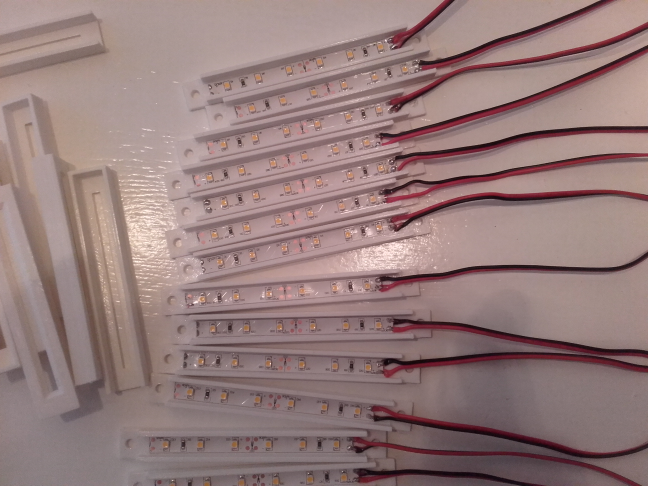 LED light strip holder