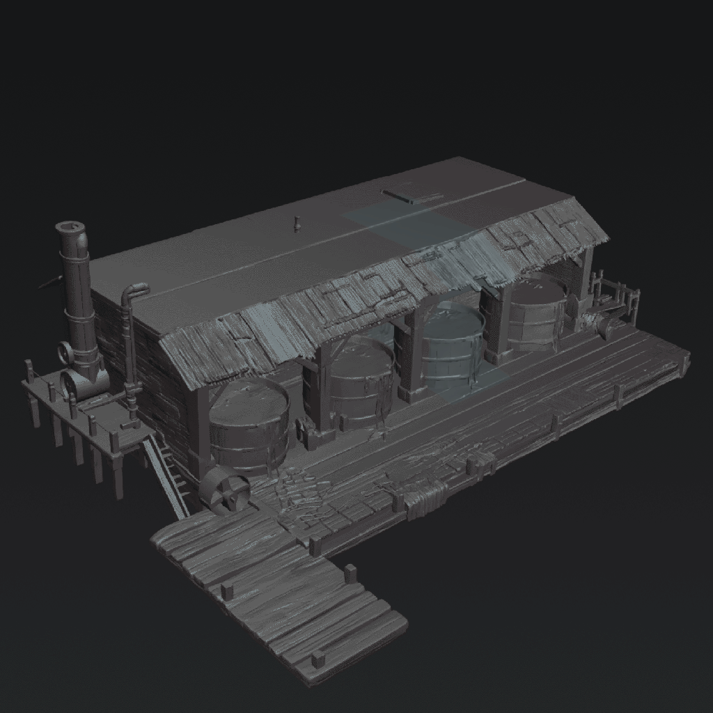 Bile Vat Gristle Mill Terrain - The Eightpints The Docks