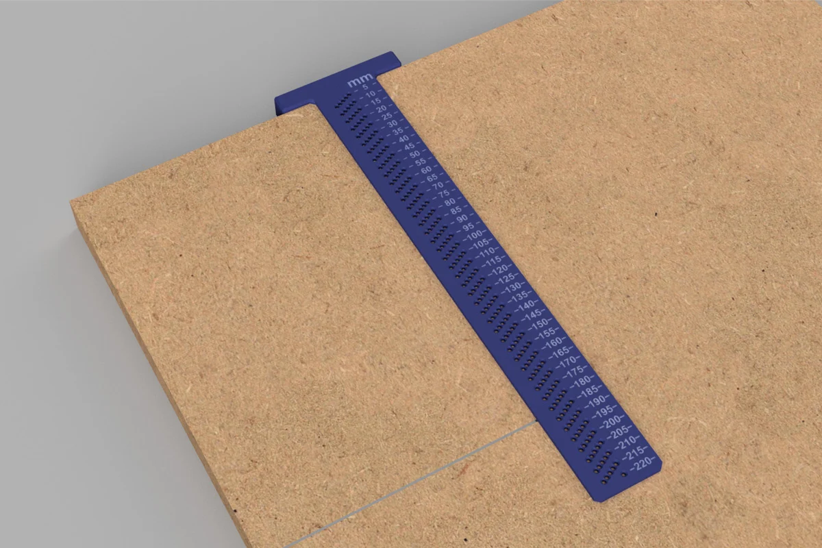 220mm Slide Rule/Marking Gauge