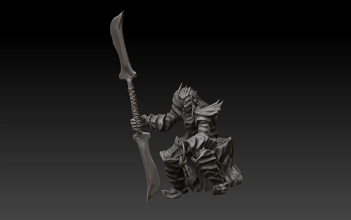 The Warden of Westrock (Dark Elf Warden)