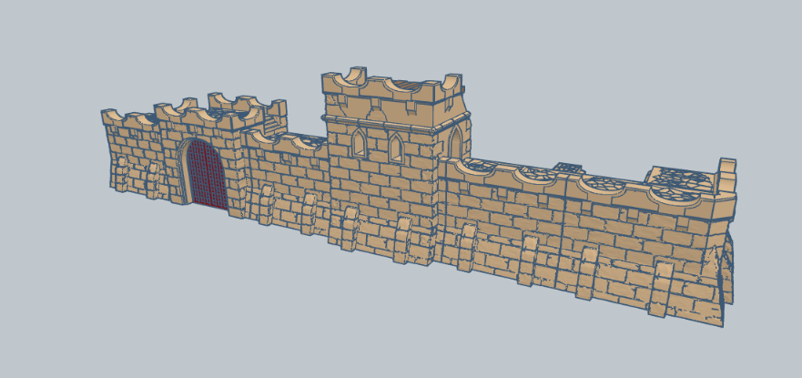 Harad Wall 10mm Scale