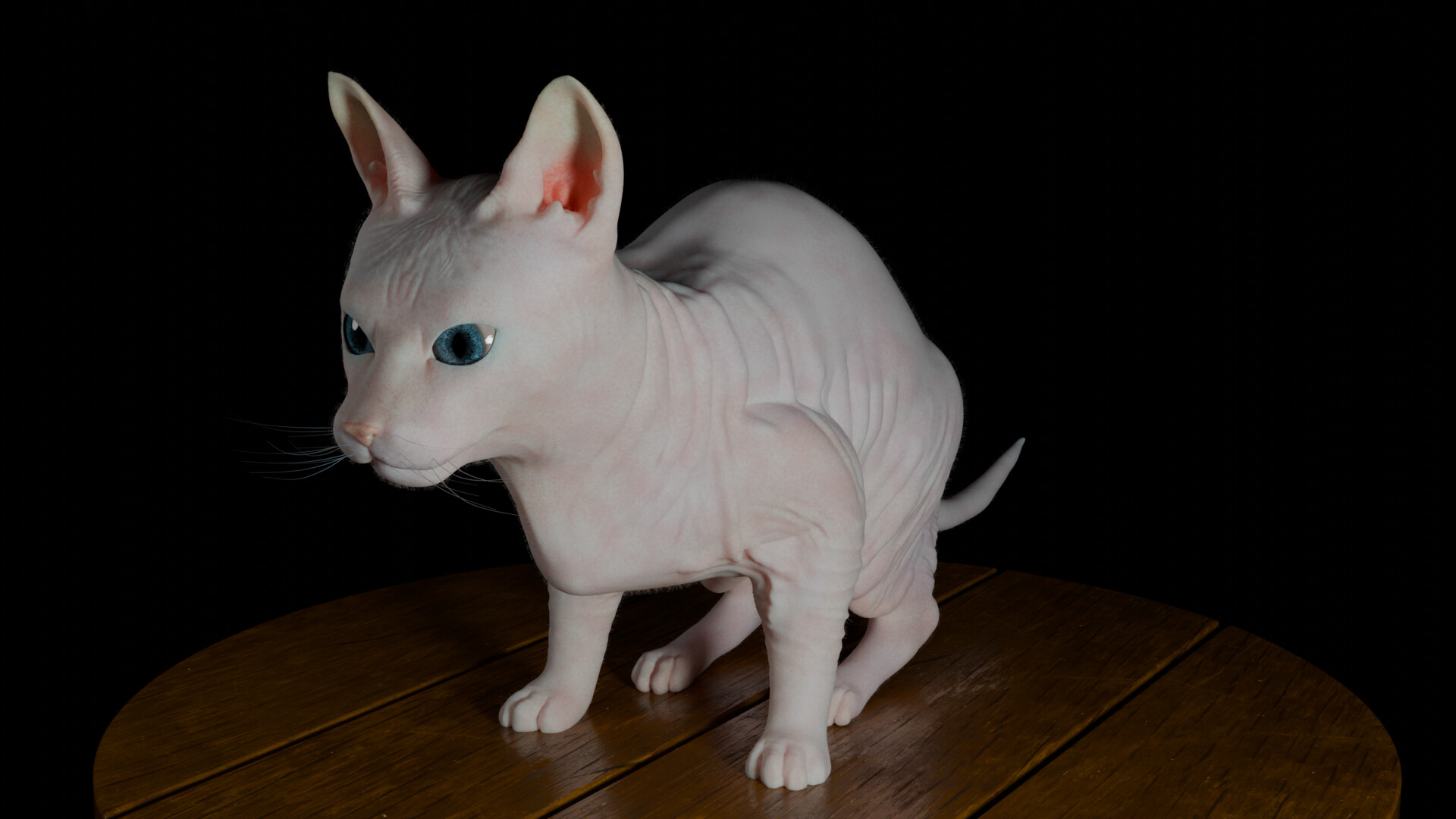 Sphynx cat figurine