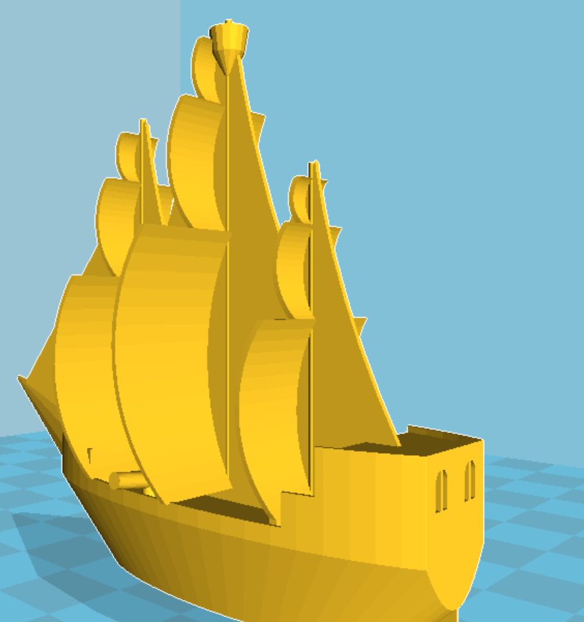 Pirate ship - tuned