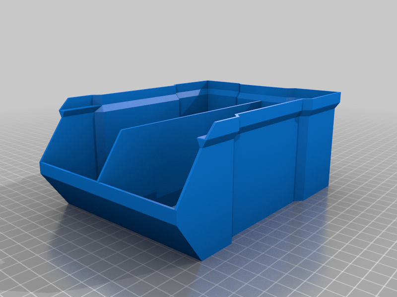 Large Split Stackable container