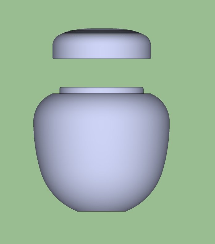 Small Ginger Jar With Lid