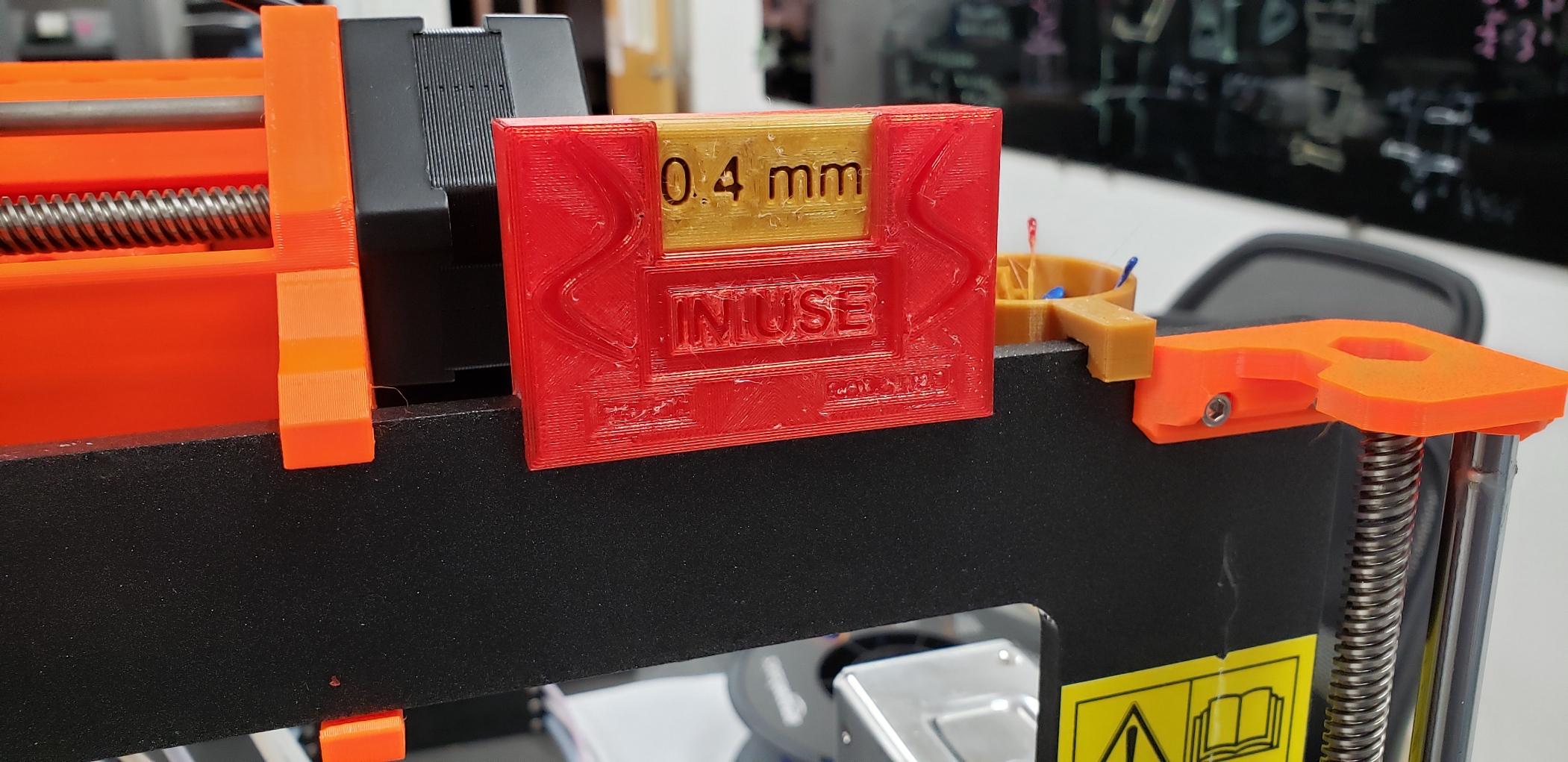 Prusa Nozzle Size Label