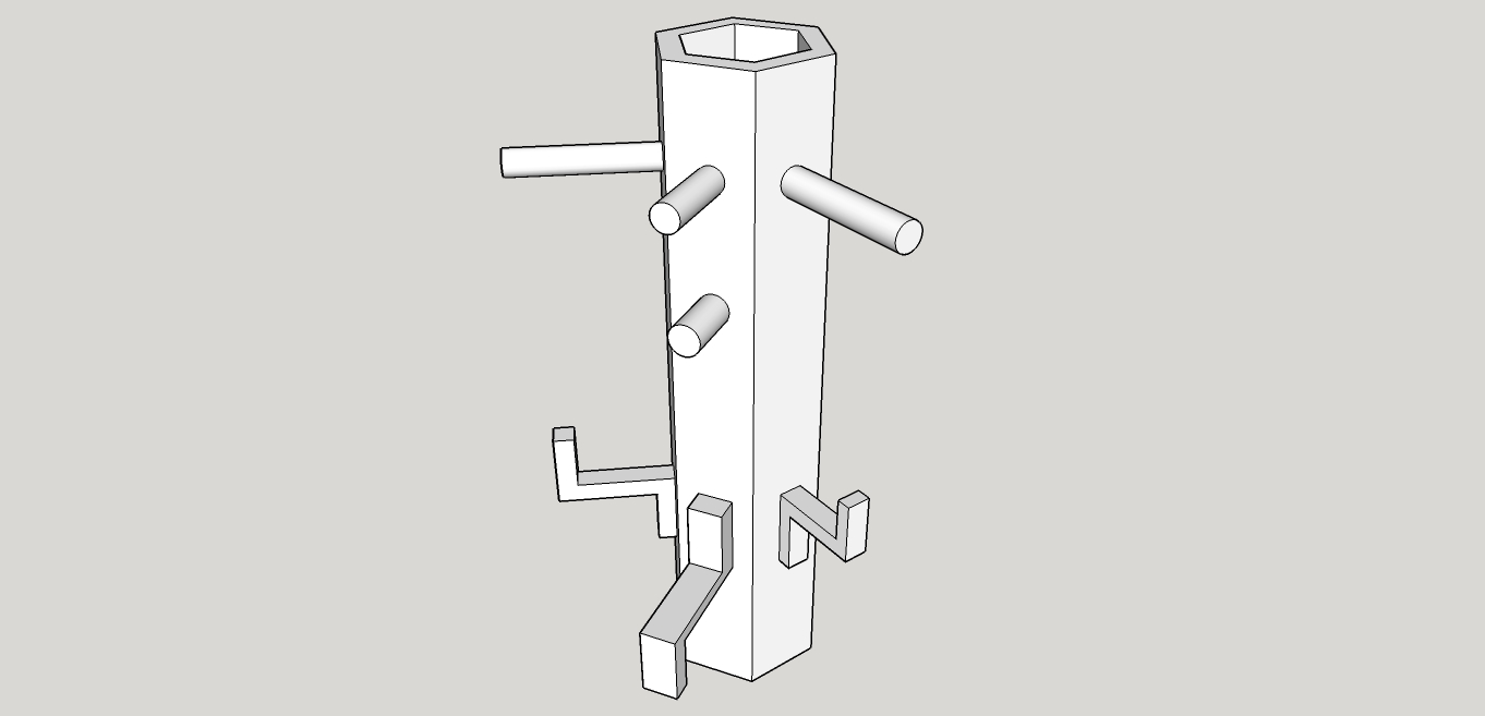 Kung fu mannequin